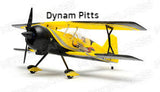 Dynam Pitts Model 12 Yellow 1070mm (42") Wingspan - PNP - DY8947-YELLOW